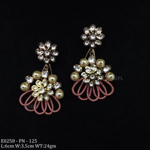 Amazing Design Kundan Polki Earring