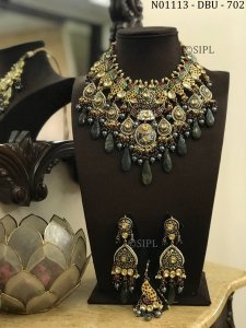 Beatifully Design Pretty Look Kundan Necklace Set