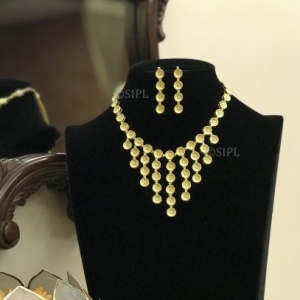 Beautiful Gold Plated Necklace Set