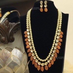 Amazing Kundan Meenakari Necklace Set