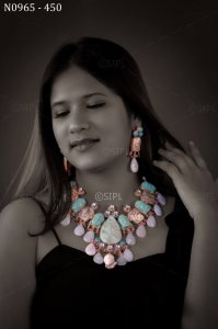 Amazing Handmade Design Lord Mahatma Buddha Necklace Set