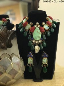 Amazing Handmade Design Lord Mahatma Buddha Necklace Set