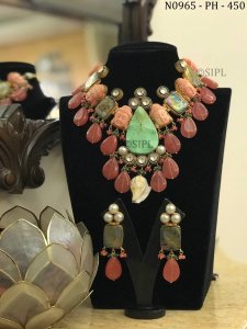 Amazing Handmade Design Lord Mahatma Buddha Necklace Set