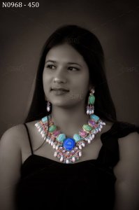 Beautiful Gold Plated Handmade Necklace Set