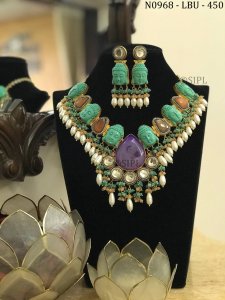 Beautiful Gold Plated Handmade Necklace Set