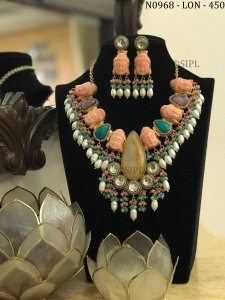 Beautiful Gold Plated Handmade Necklace Set