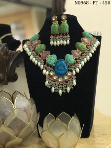 Beautiful Gold Plated Handmade Necklace Set
