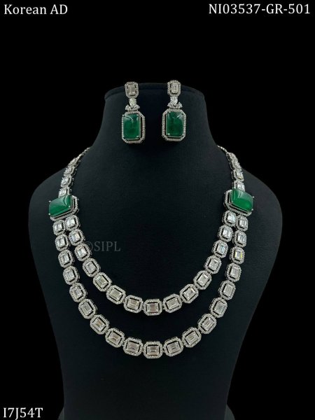 Doublet American Diamond Necklace