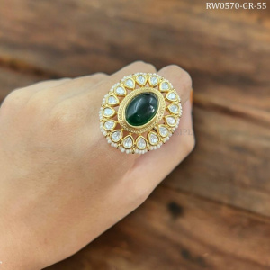 The Signature  Polki Ring