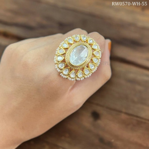 The Signature  Polki Ring