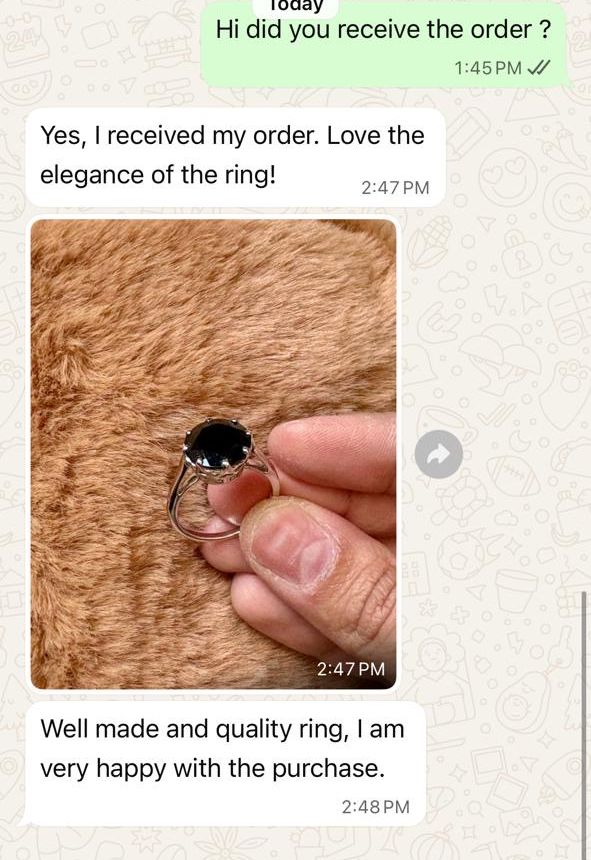 Well made and quality ring. I am very happy with the purchase