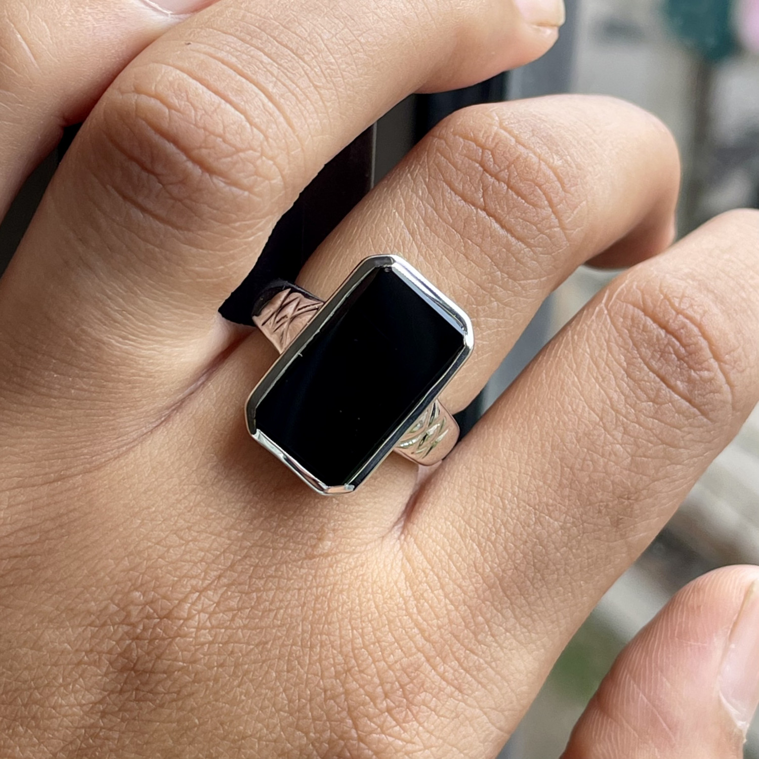 SILVER GEMSTONE RINGS