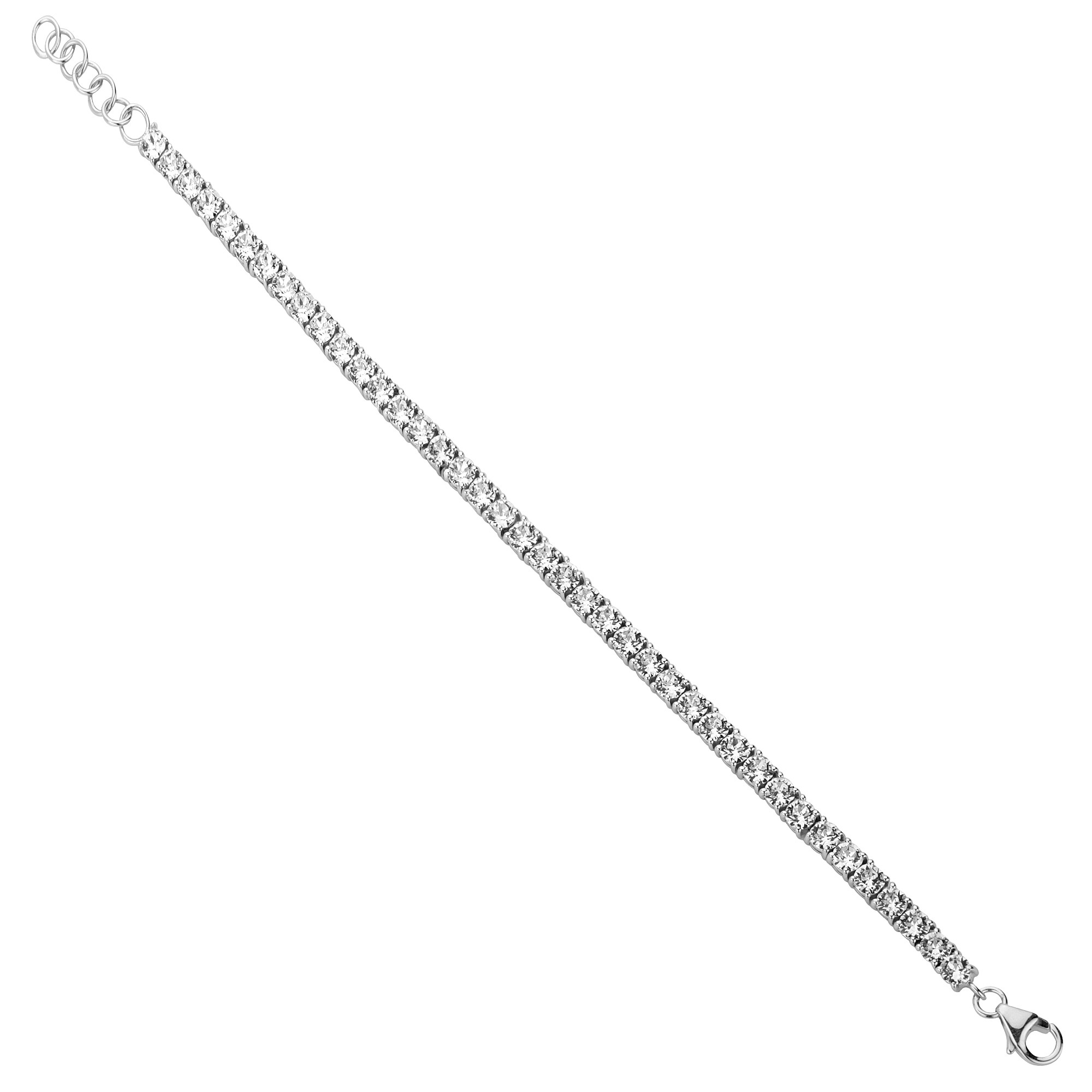 Genuine Swarovski 925 Silver Women's Tennis Bracelet