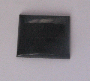 Image of Black Onyx Octagan cab gem stone