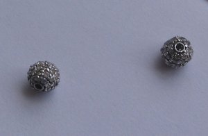 Image of Gold Diamond Beads 5mm