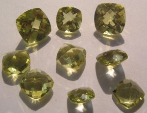 Image of Lemon Sq. Cushion Checker