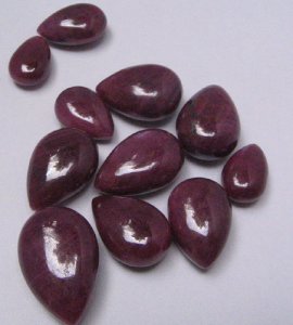Image of Ruby Almond shape Plain