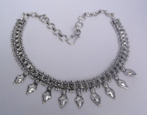 Image of Silver plated oxidised Necklace