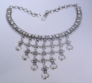Image of Silver plated oxidised Necklace