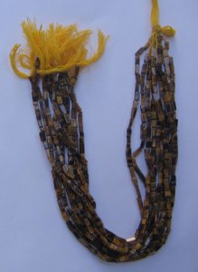 Image of Tiger eye plain sq. tube