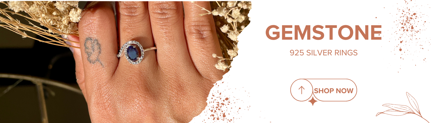 GEMSTONE 925 SILVER RINGS