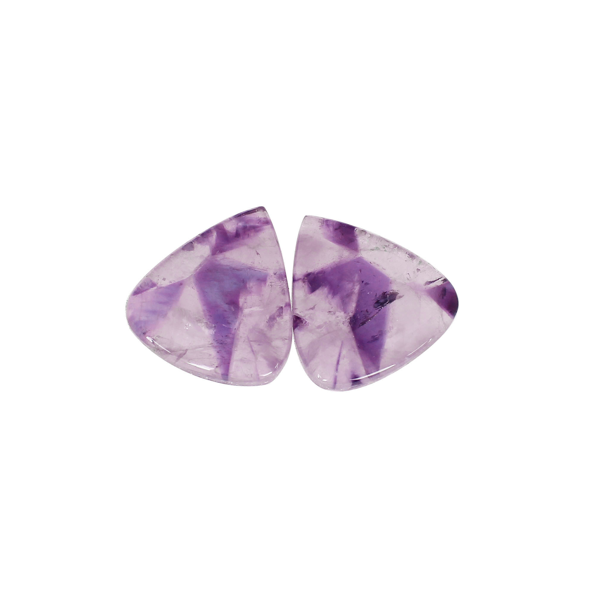 Star Amethyst Loose Gemstone 2430cts Pair Gemstone Lot For Jewelry Making Stone For Earrings