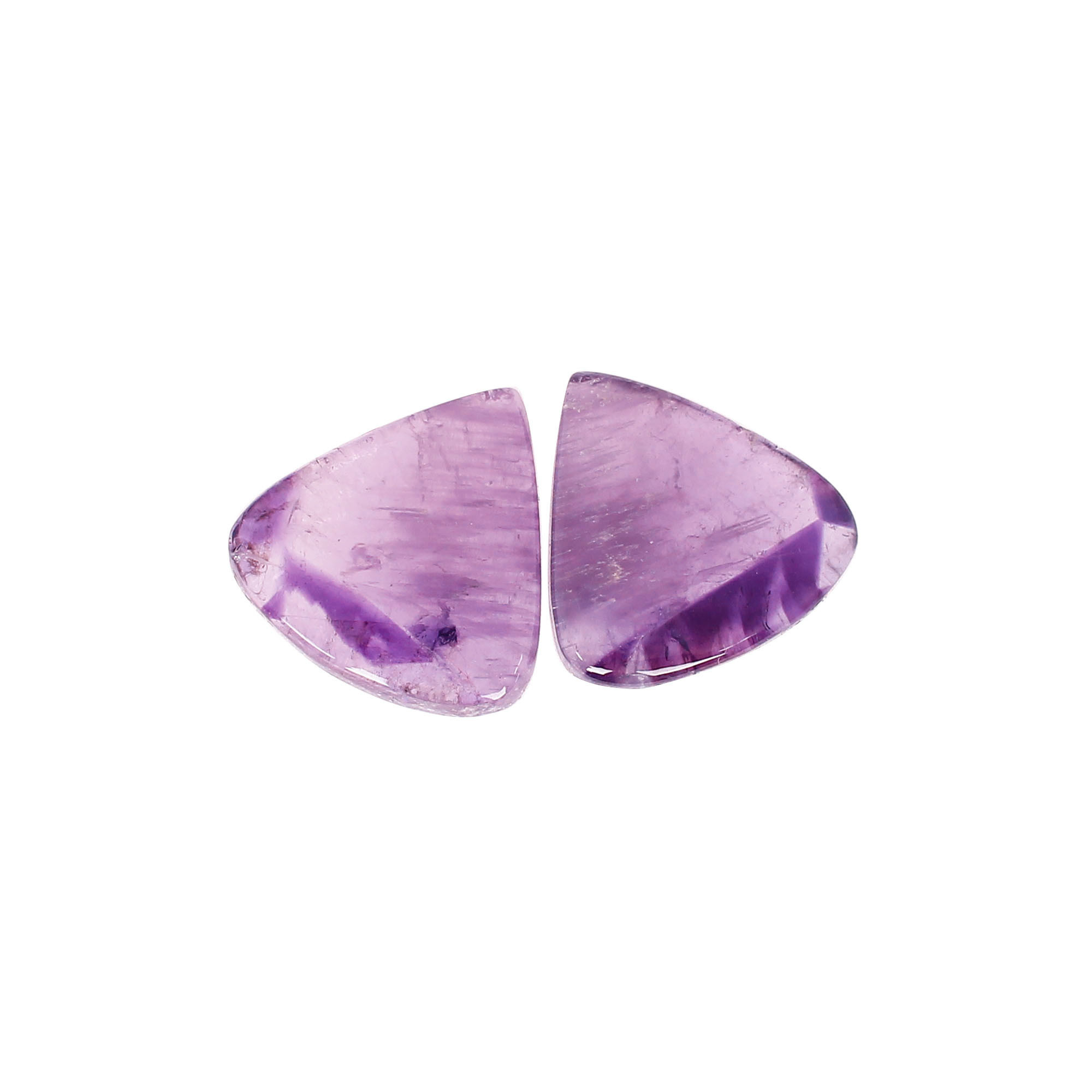 Loose Gemstone Star Amethyst 2080cts Pair Gemstone Lot For Jewelry Making Stone For Earrings