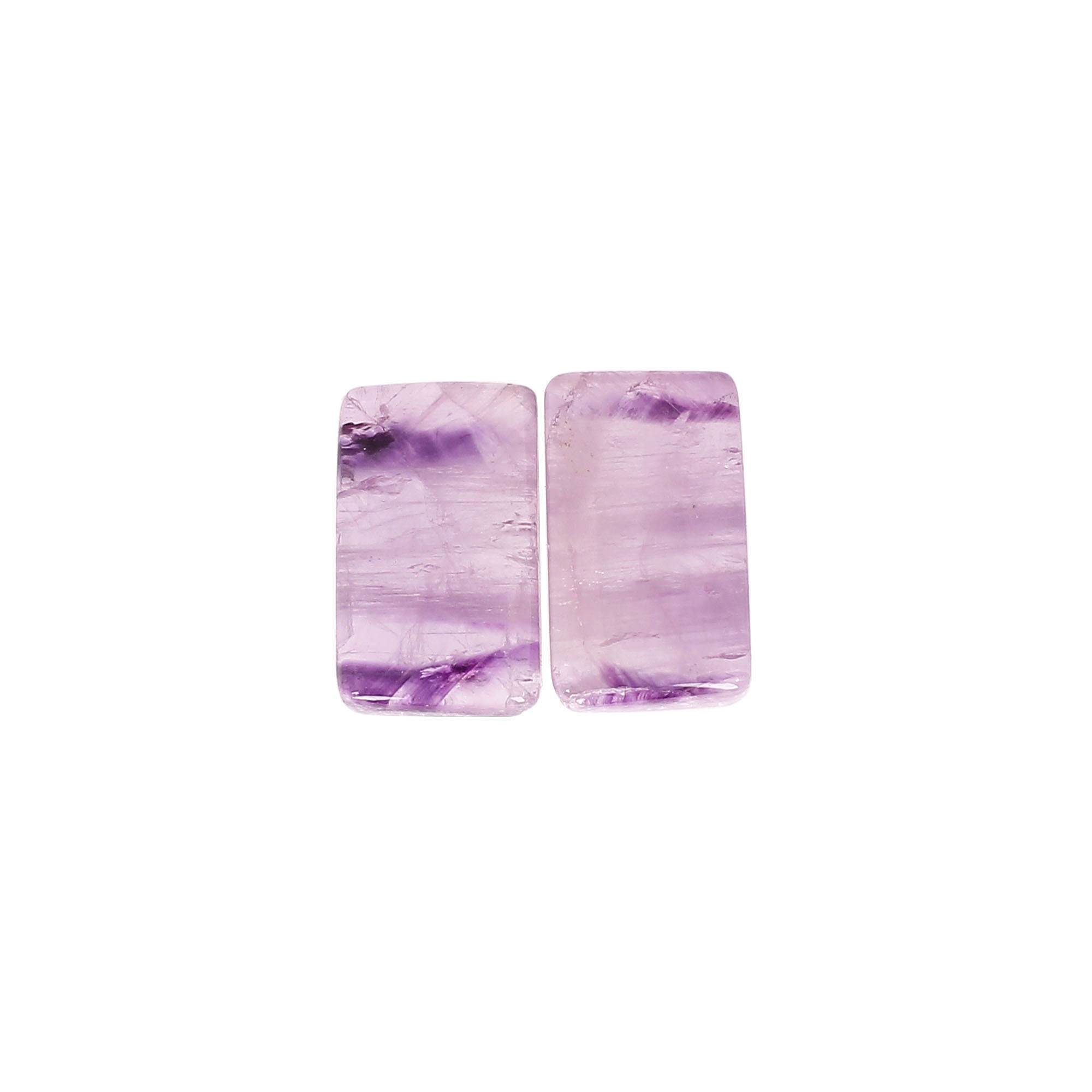 Star Amethyst Loose Rectangle Gemstone 1560cts Pair Gemstone Lot For Jewelry Making Stone For Earrings