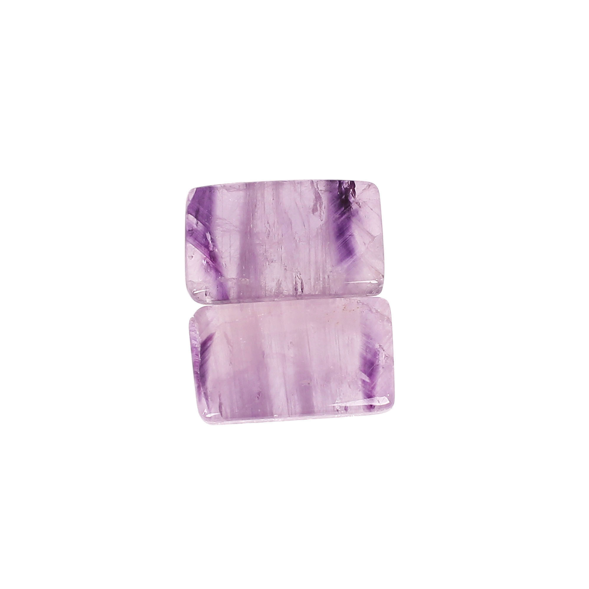 Star Amethyst Loose Rectangle Gemstone 1560cts Pair Gemstone Lot For Jewelry Making Stone For Earrings