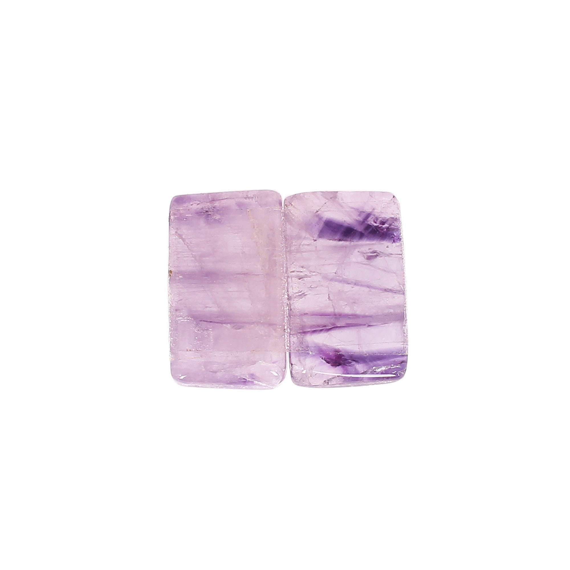 Star Amethyst Loose Rectangle Gemstone 1560cts Pair Gemstone Lot For Jewelry Making Stone For Earrings