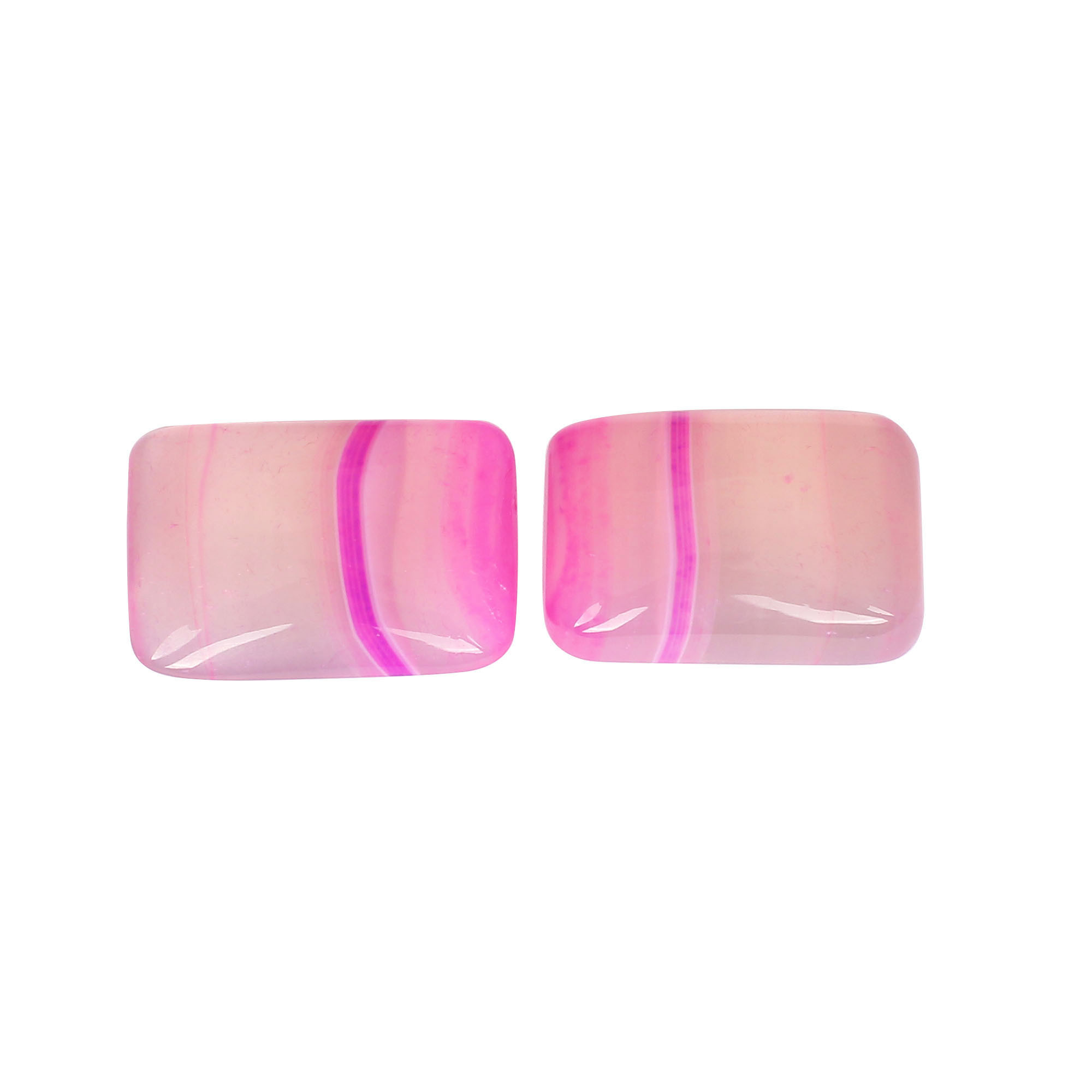 Pink Agate 4030cts Pair Gemstone Lot For Jewelry Making Stone Loose Gemstone Stone For Earring