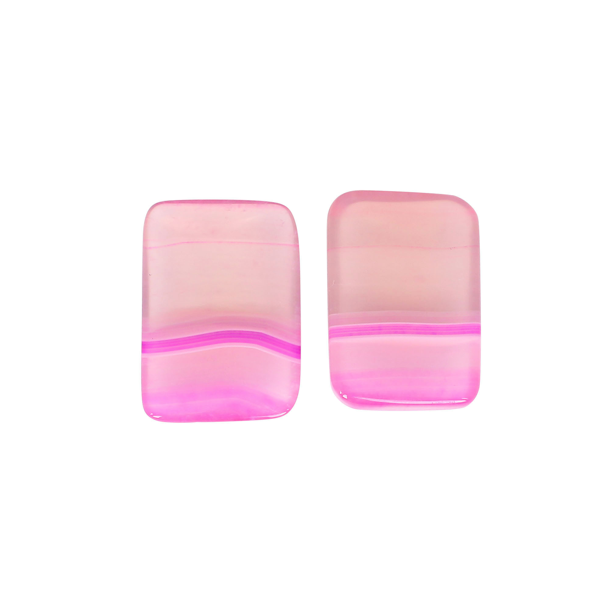 Pink Agate 4030cts Pair Gemstone Lot For Jewelry Making Stone Loose Gemstone Stone For Earring