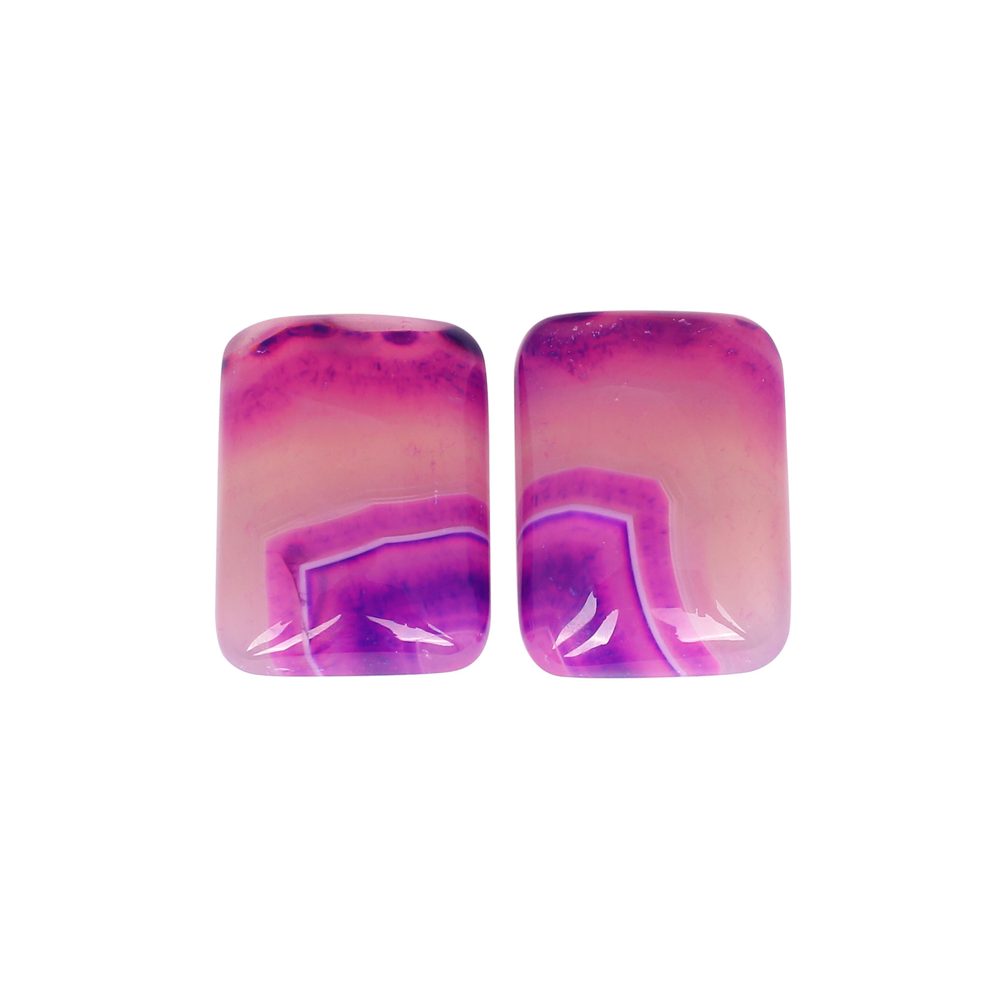 Pink Agate 6260cts Pair Gemstone Lot For Jewelry Making Stone Loose Oval Gemstone Stone For Earring