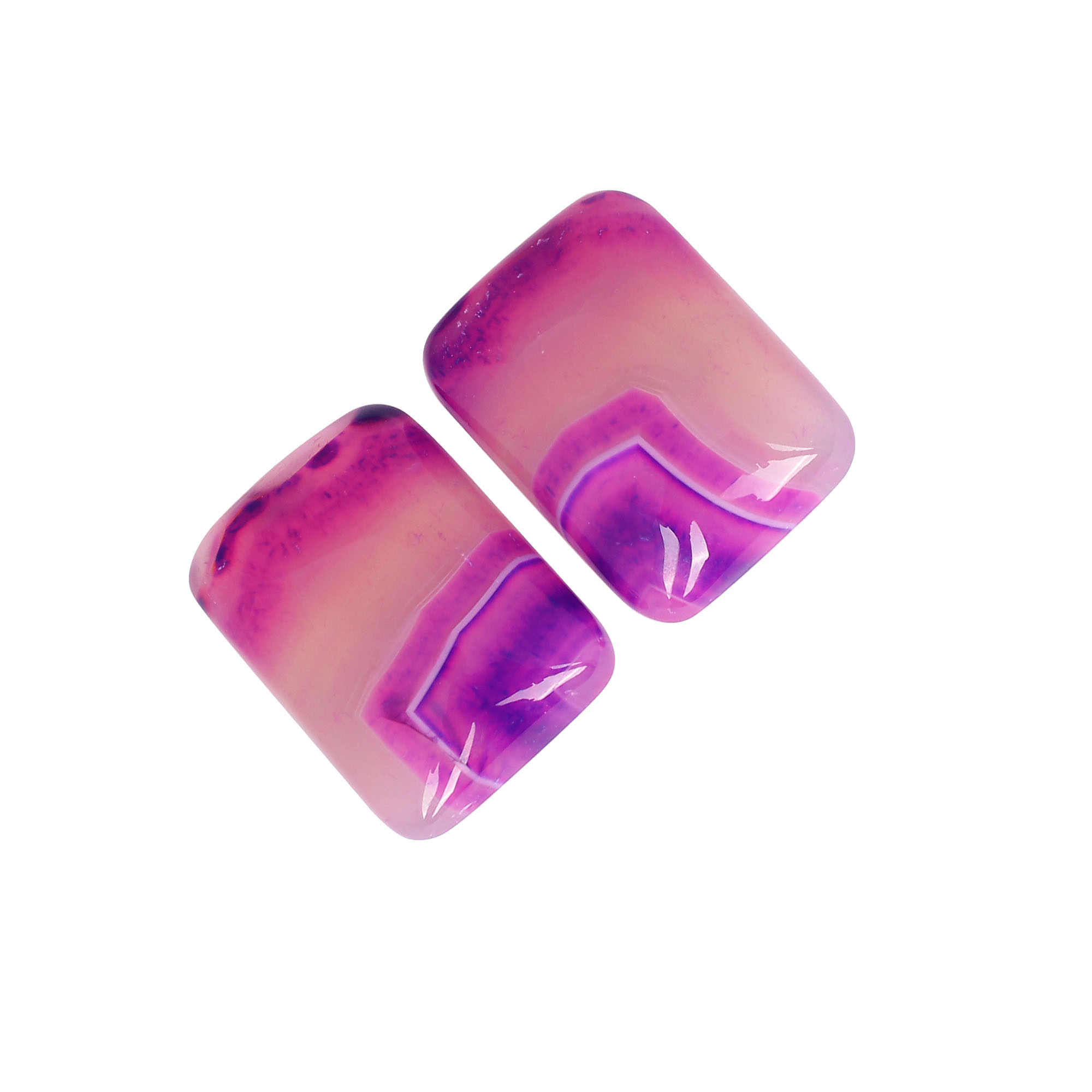 Pink Agate 6260cts Pair Gemstone Lot For Jewelry Making Stone Loose Oval Gemstone Stone For Earring