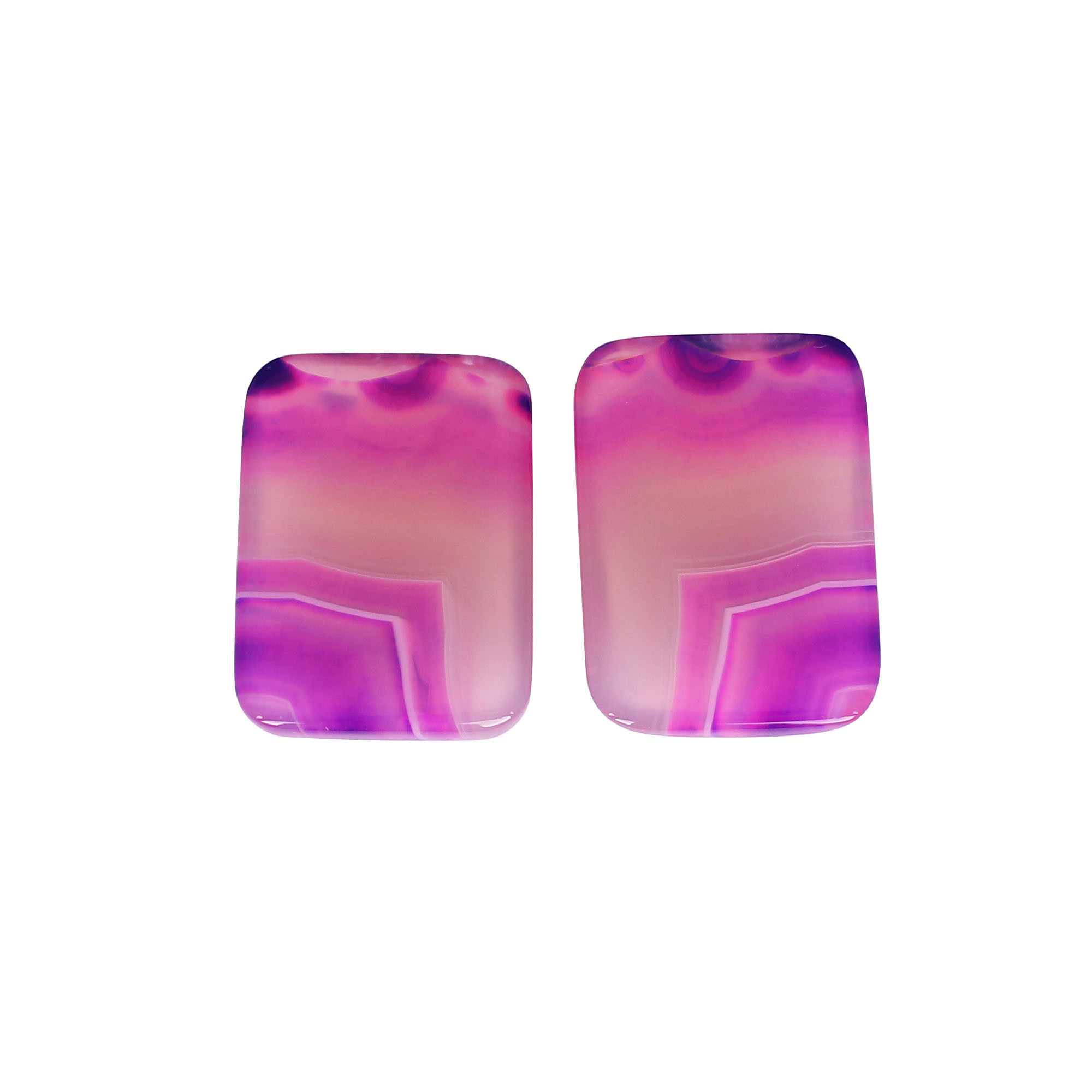 Pink Agate 6260cts Pair Gemstone Lot For Jewelry Making Stone Loose Oval Gemstone Stone For Earring