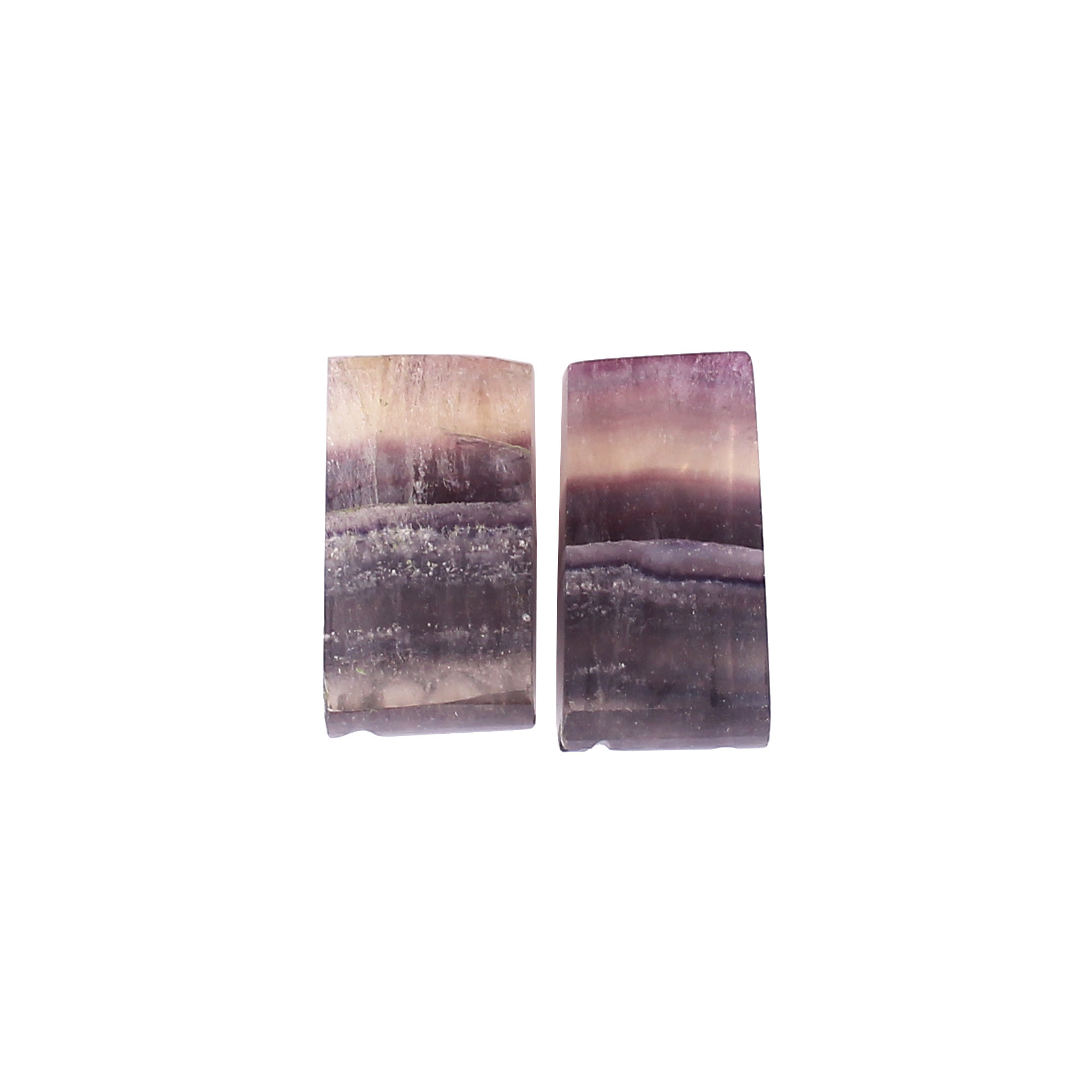 Multi Fluorite 2 Pcs 60cts Gemstone Lot Carving Loose Gemstone Gemstone For Jewelry Making Handmade Stone Ring Earring