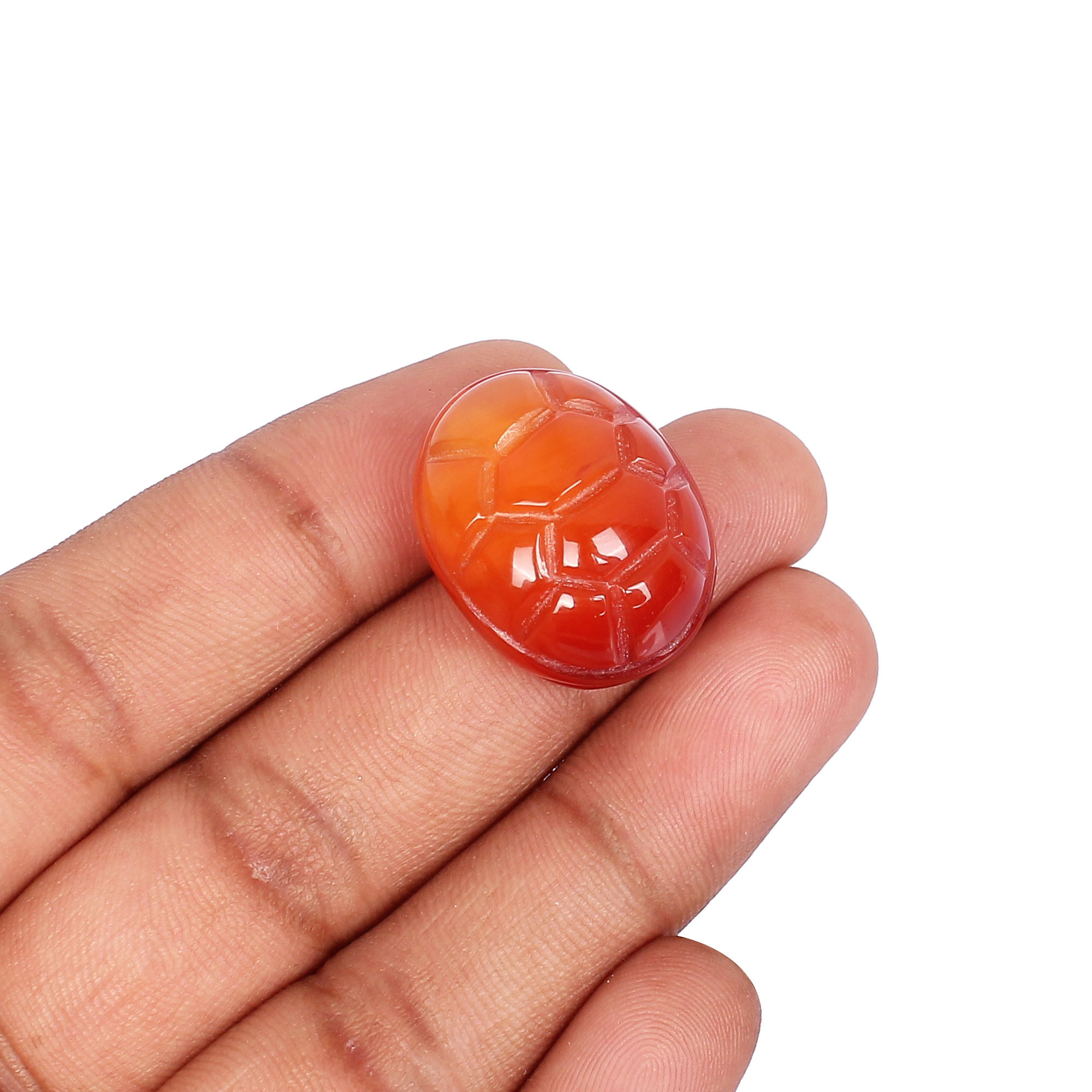 Orange Carnelian 2 pcs 97cts Gemstone Lot Carving Loose Gemstone Gemstone For Jewelry Making Stone