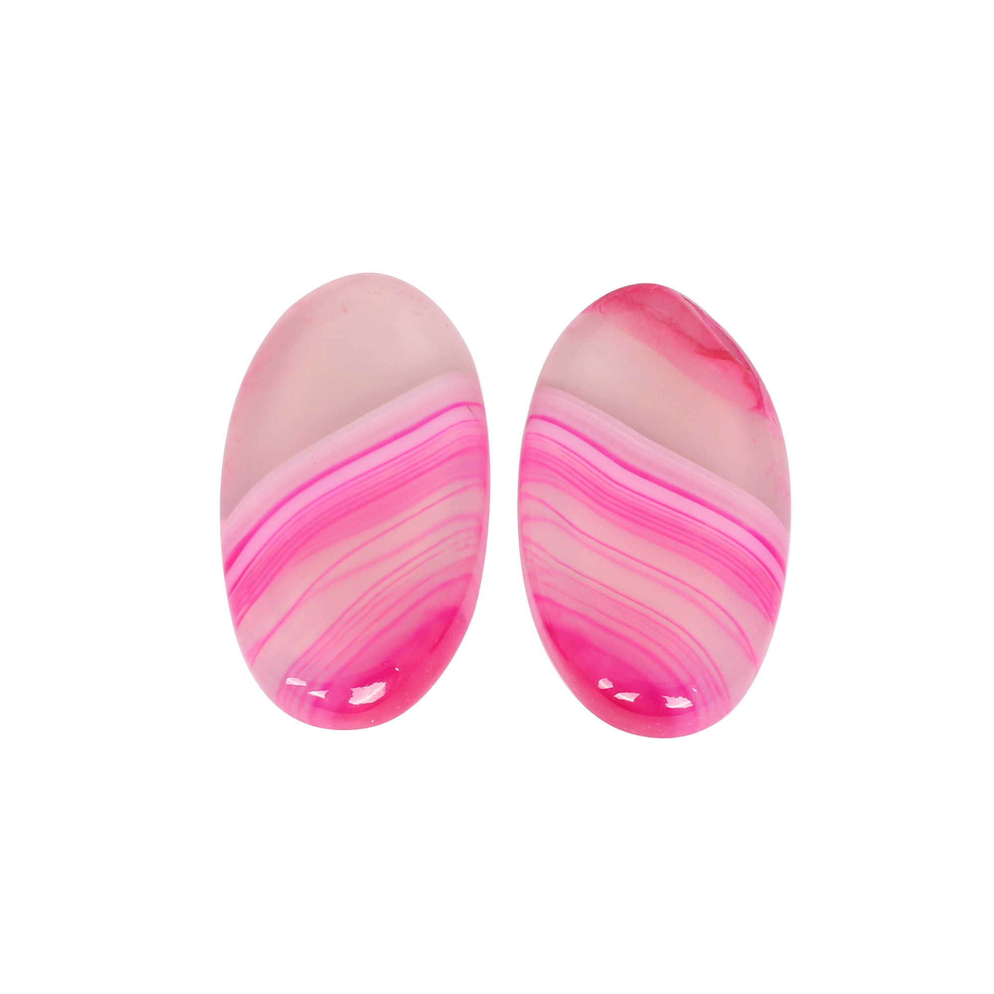 Pink Agate 5215cts Pair Gemstone Lot For Jewelry Making Stone Loose Gemstone Handmade Stone For Ring Earring