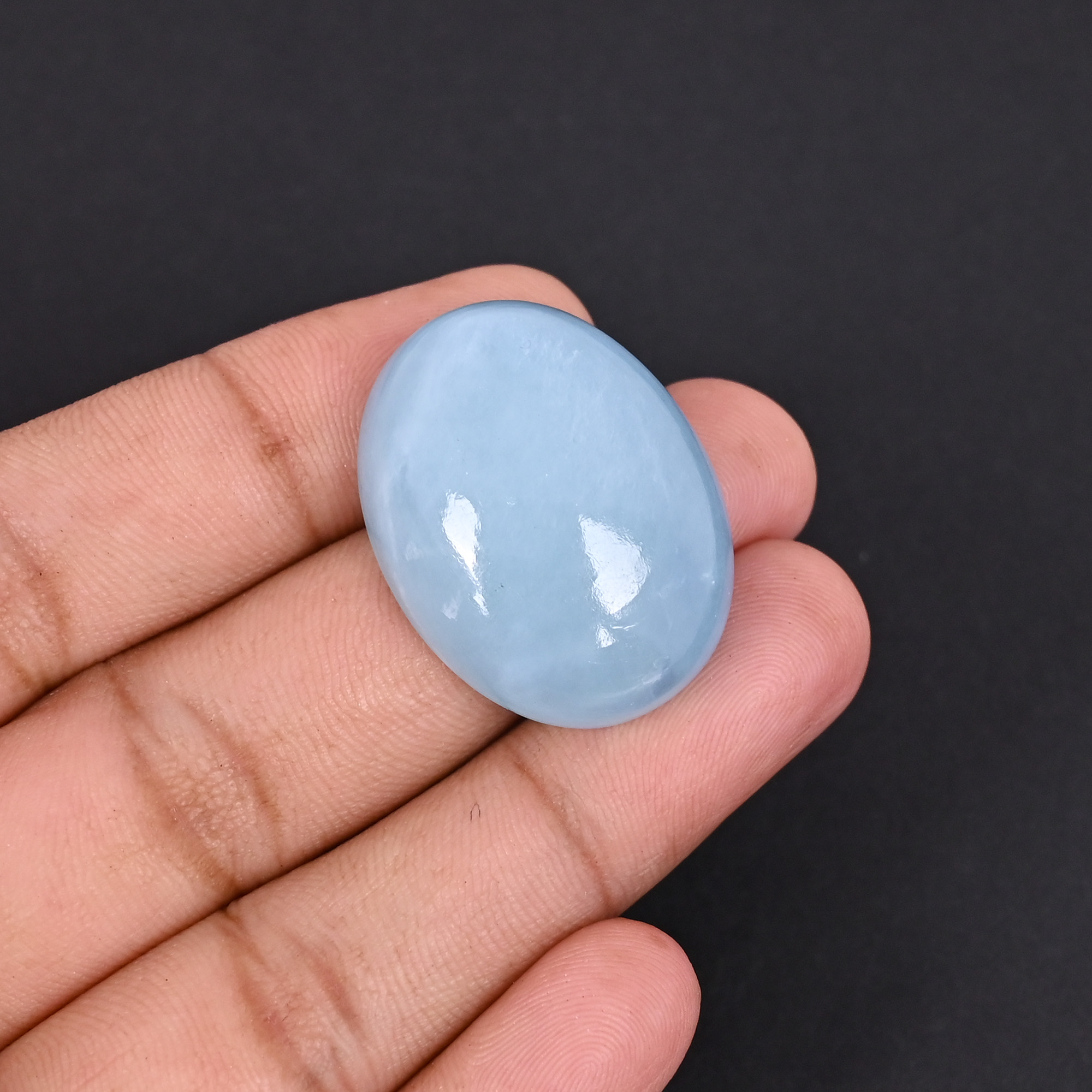 Natural Aquamarine 642 Carat 31x23 Oval Shape Loose Gemstone