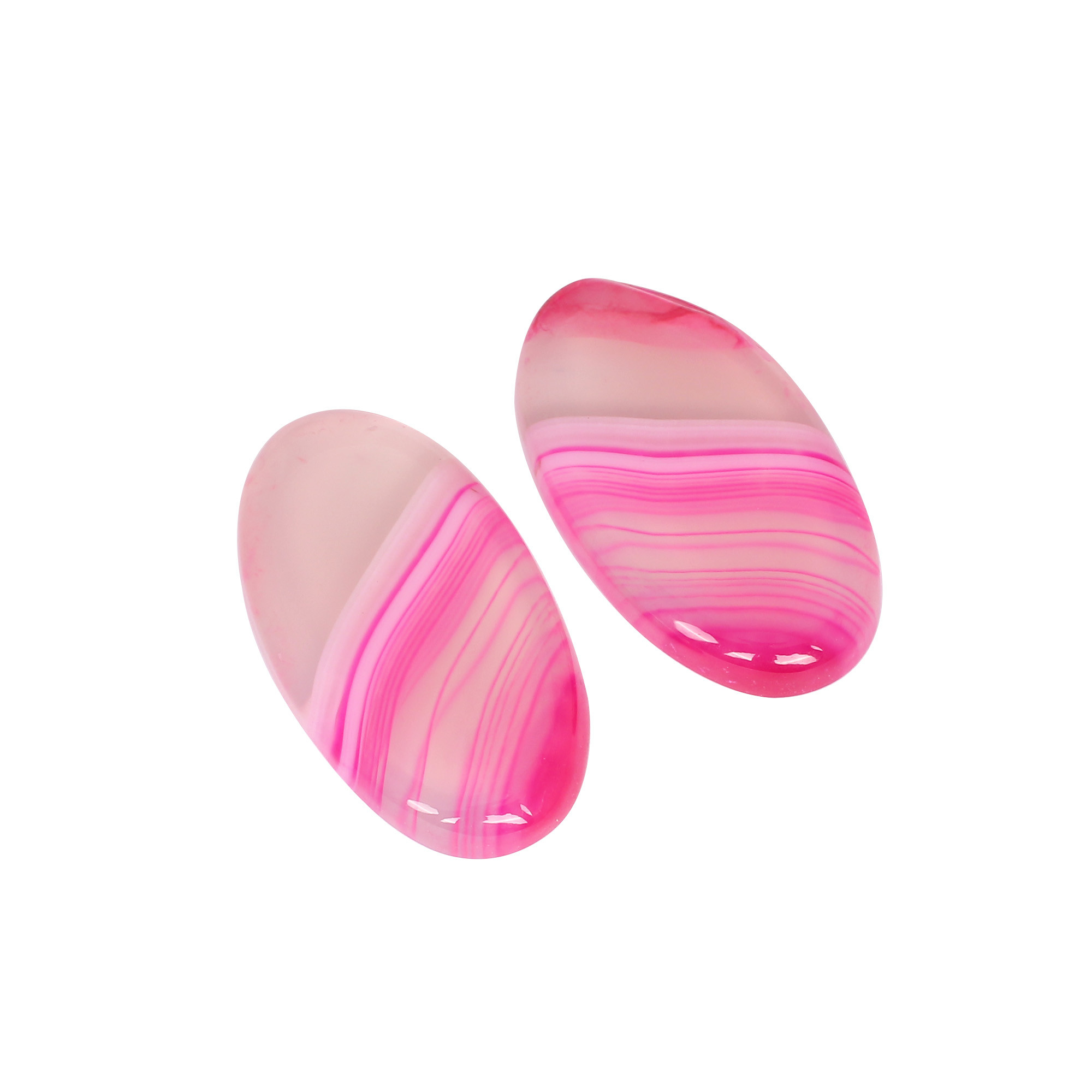 Pink Agate 5215cts Pair Gemstone Lot For Jewelry Making Stone Loose Gemstone Handmade Stone For Ring Earring