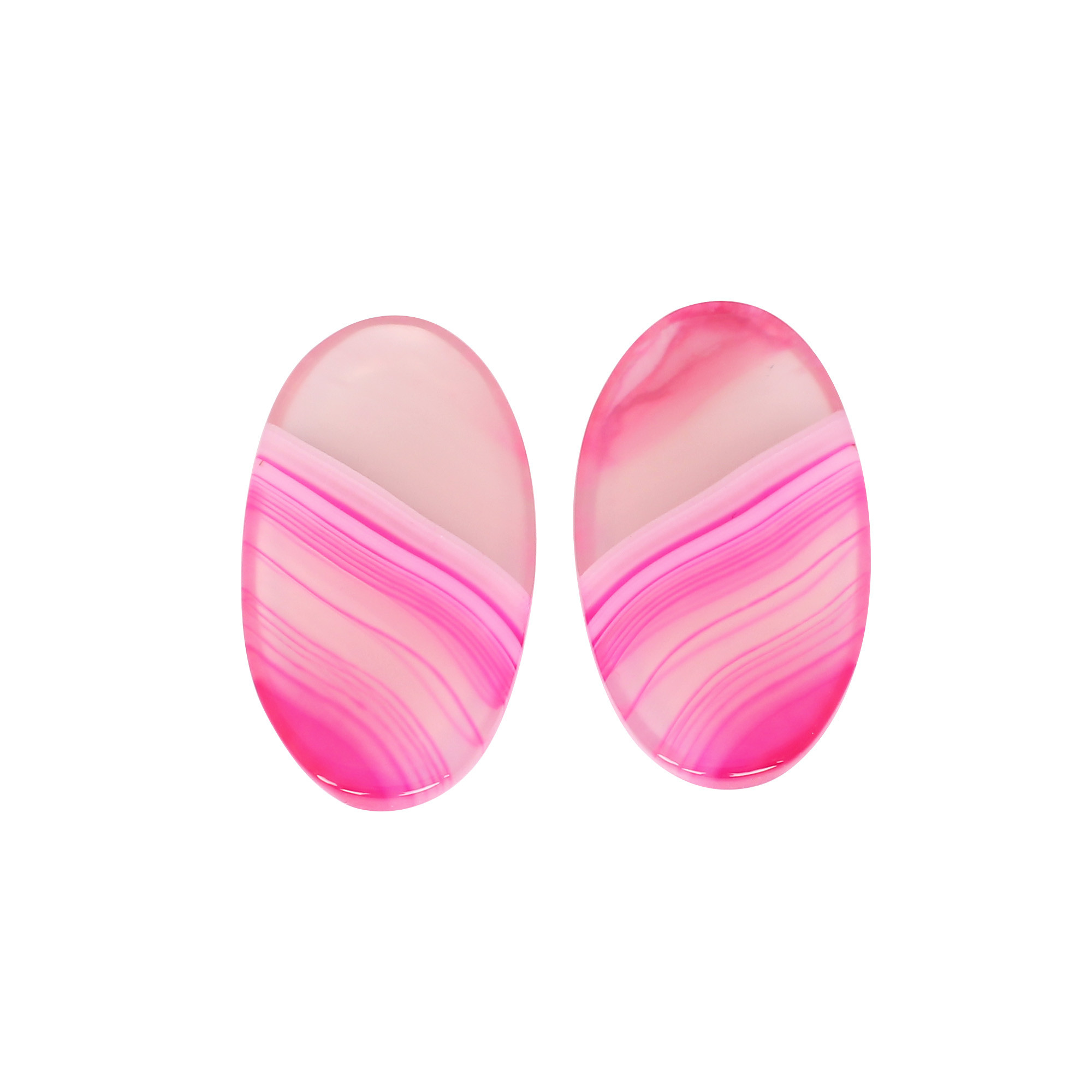 Pink Agate 5215cts Pair Gemstone Lot For Jewelry Making Stone Loose Gemstone Handmade Stone For Ring Earring