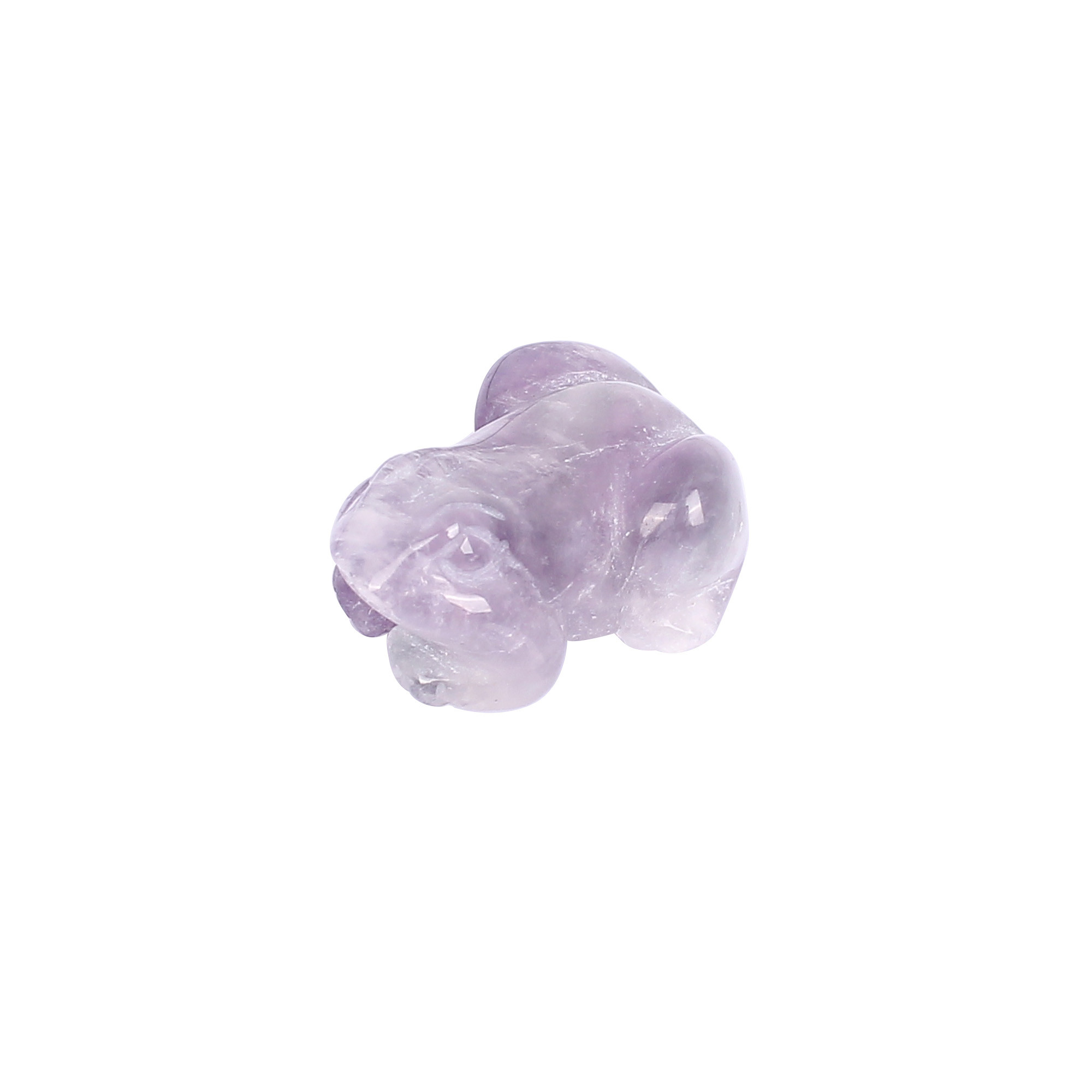 Natural African Amethyst 415cts Frog Designer Gemstone For Jewelry Making Stone Loose Gemstone Carving Stone Amethyst Stone