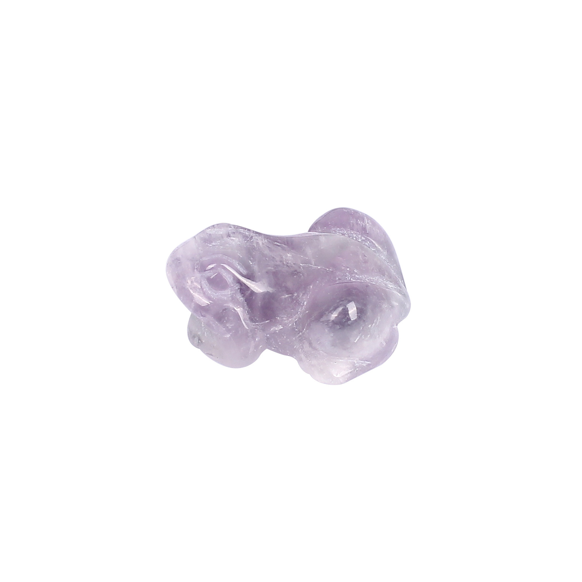 Natural African Amethyst 415cts Frog Designer Gemstone For Jewelry Making Stone Loose Gemstone Carving Stone Amethyst Stone