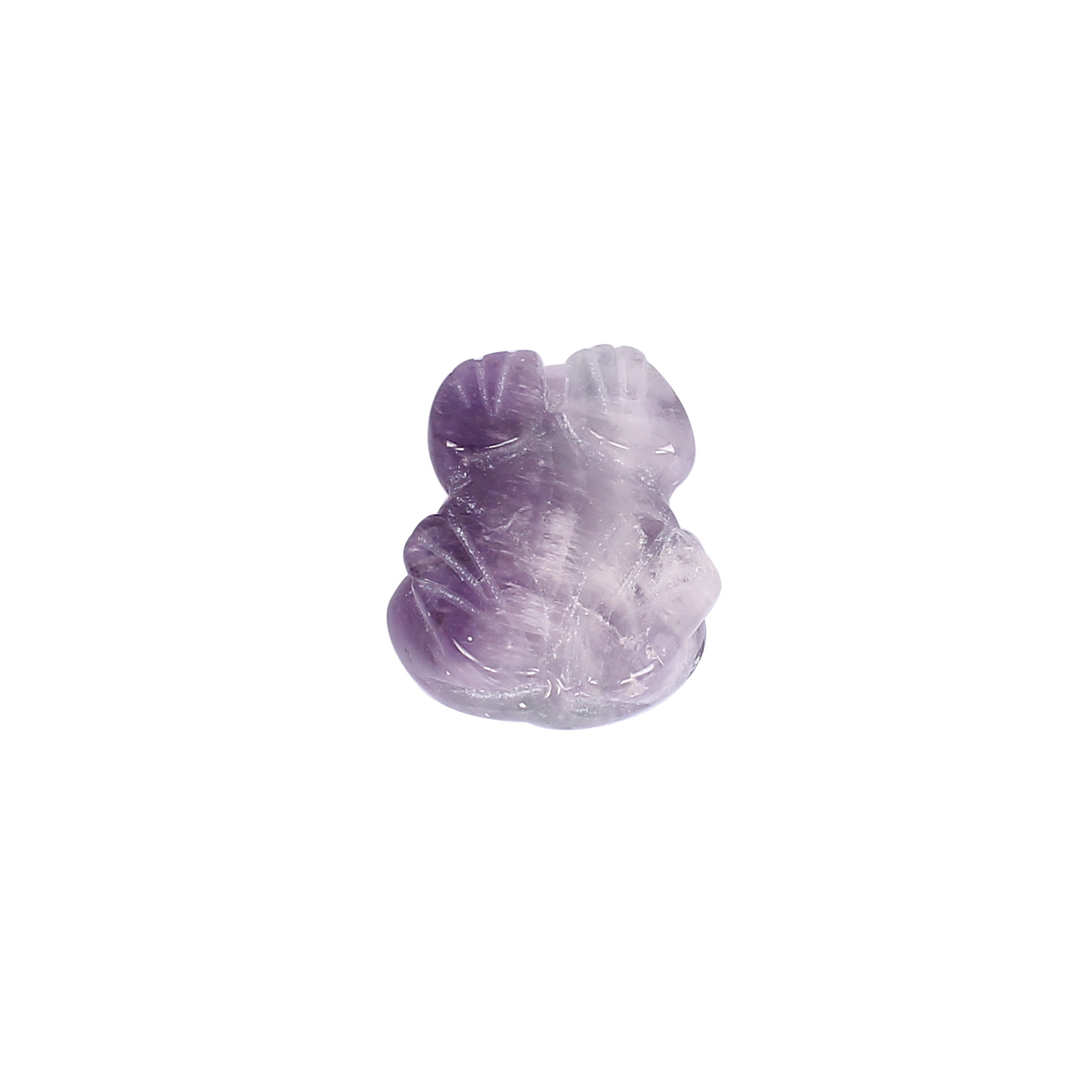 Natural African Amethyst 415cts Frog Designer Gemstone For Jewelry Making Stone Loose Gemstone Carving Stone Amethyst Stone