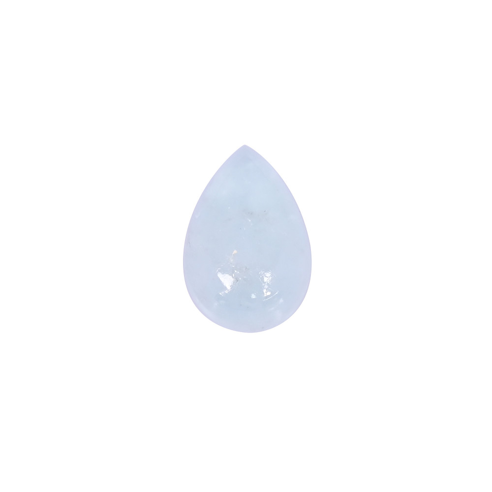 Image of Natural Aquamarine 10.7 Carat 19x12mm Pear Cabochon Shape Loose Gemstone