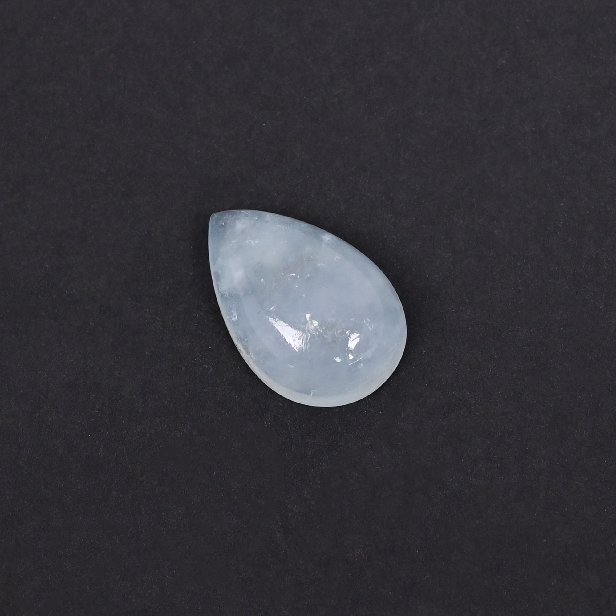 Natural Aquamarine 107 Carat 19x12mm Pear Cabochon Shape Loose Gemstone