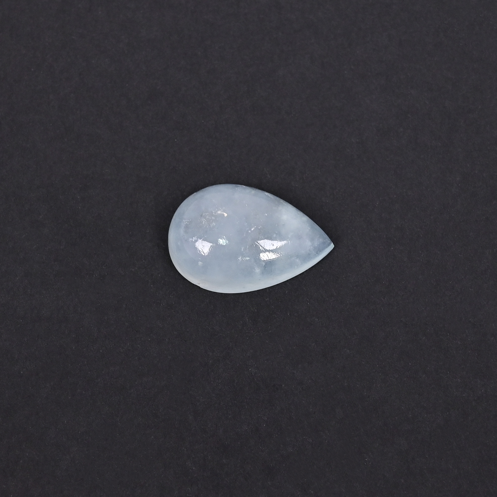 Natural Aquamarine 107 Carat 19x12mm Pear Cabochon Shape Loose Gemstone