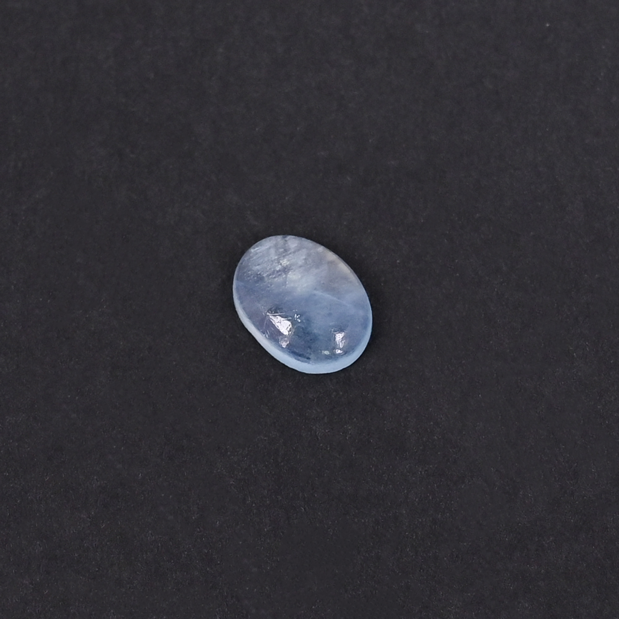 Natural Aquamarine 1 Carat 8x6mm Oval Cabochon Shape Loose Gemstone