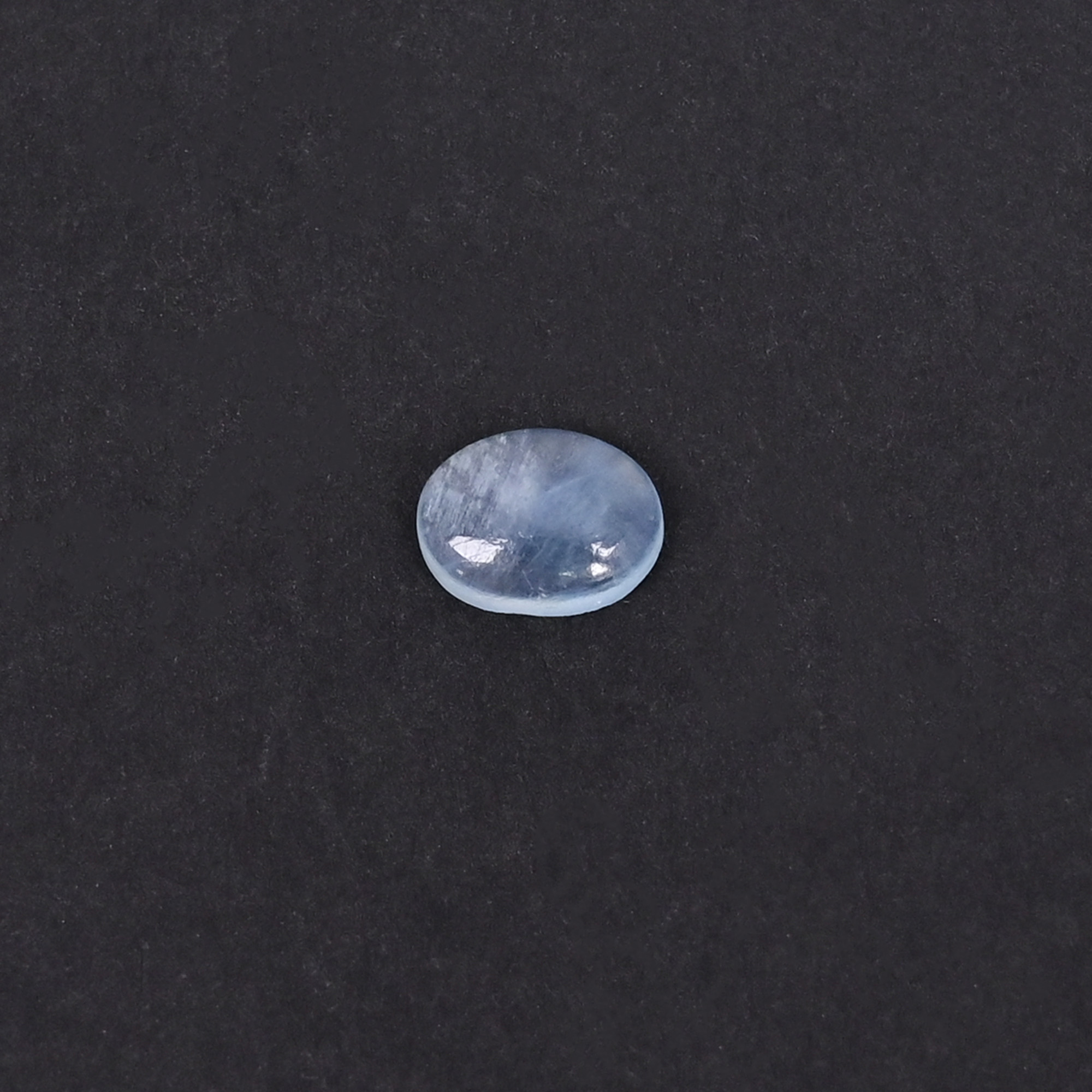Natural Aquamarine 1 Carat 8x6mm Oval Cabochon Shape Loose Gemstone