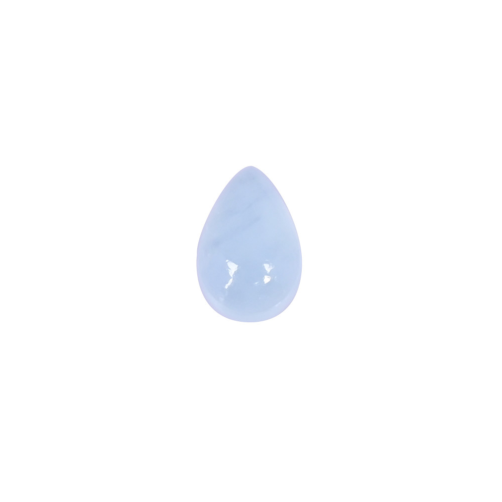 Image of Natural Aquamarine 3 Carat 11x7mm Pear Cabochon  Shape Loose Gemstone